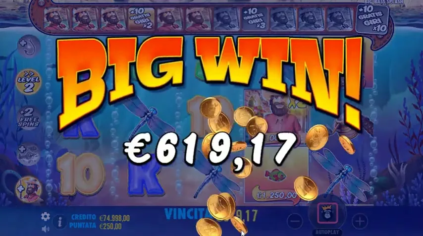 Big Bass Splash, tragaperras en casino con licencia