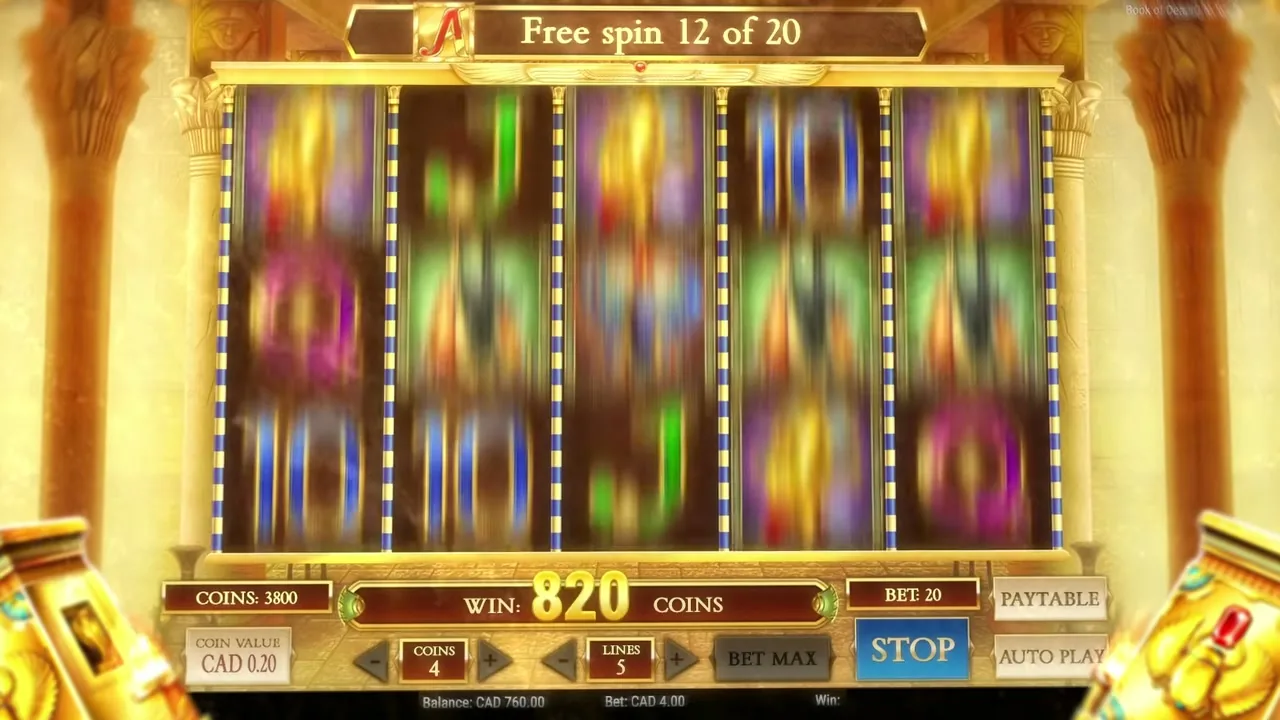 Book of Dead, tragaperras en casino con licencia