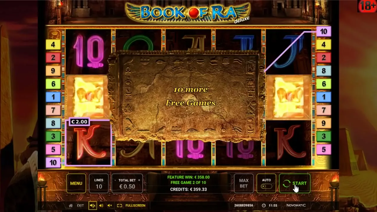 Book of Ra, tragaperras en casino con licencia