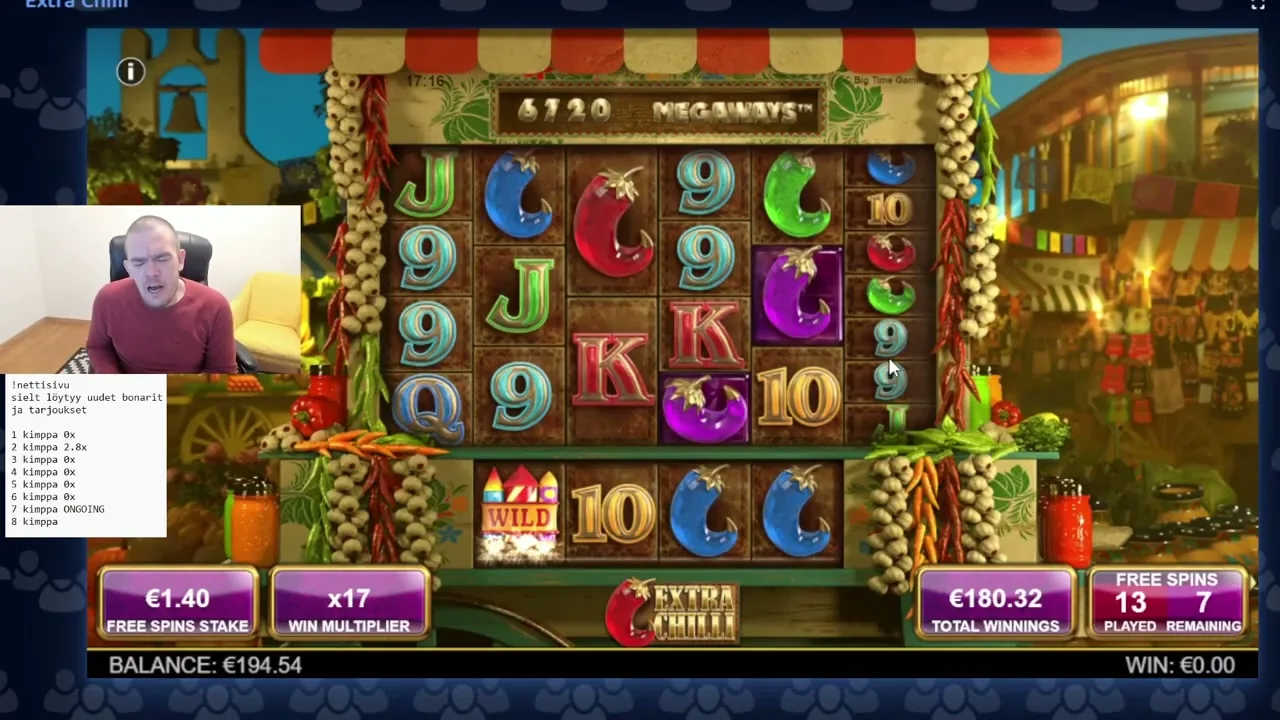 Extra Chilli, tragaperras en casino con licencia