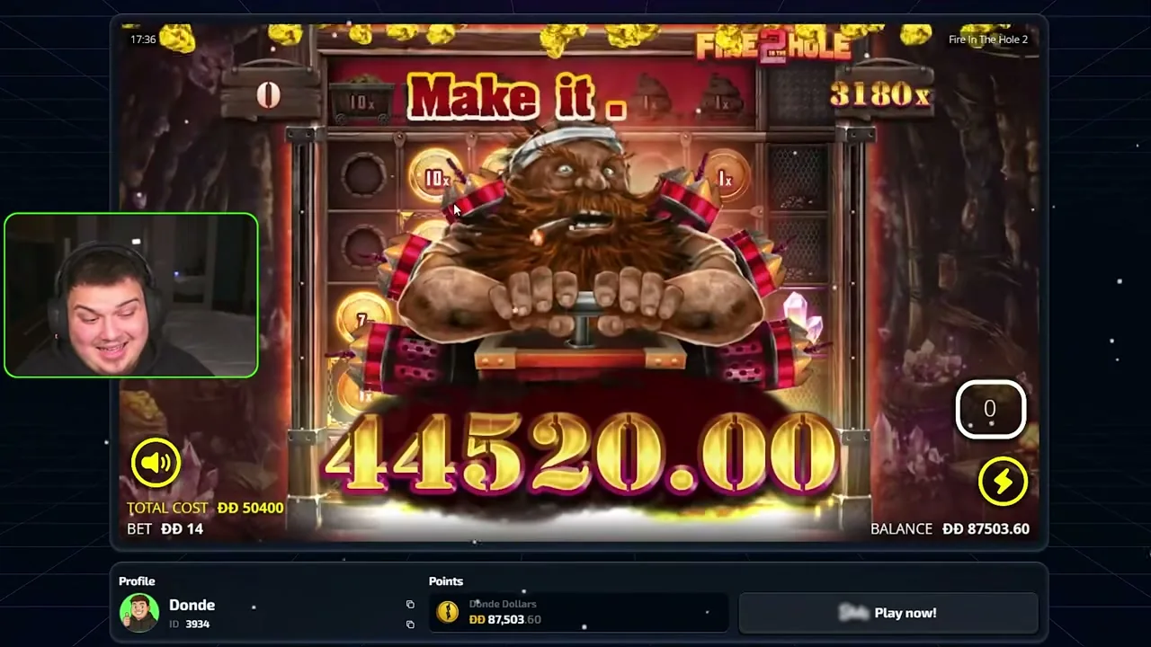Fire in the Hole, tragaperras en casino con licencia