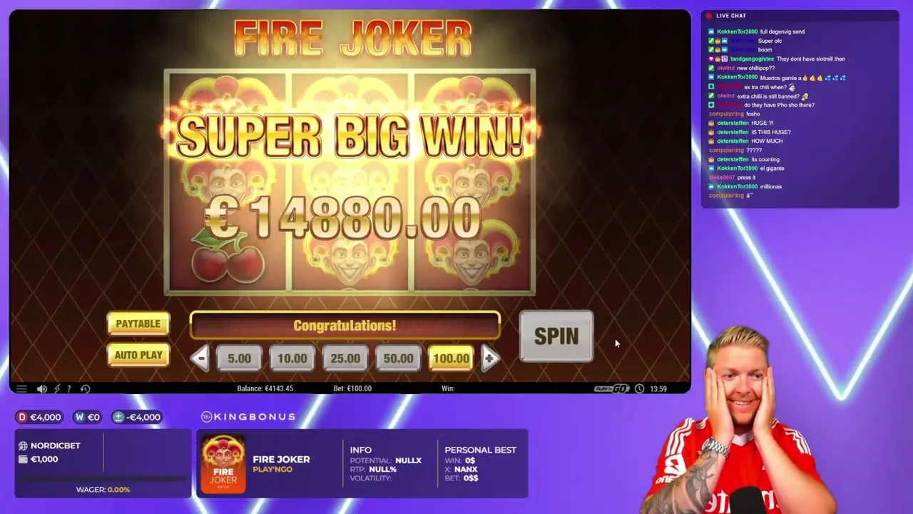 Fire Joker, tragaperras en casino con licencia