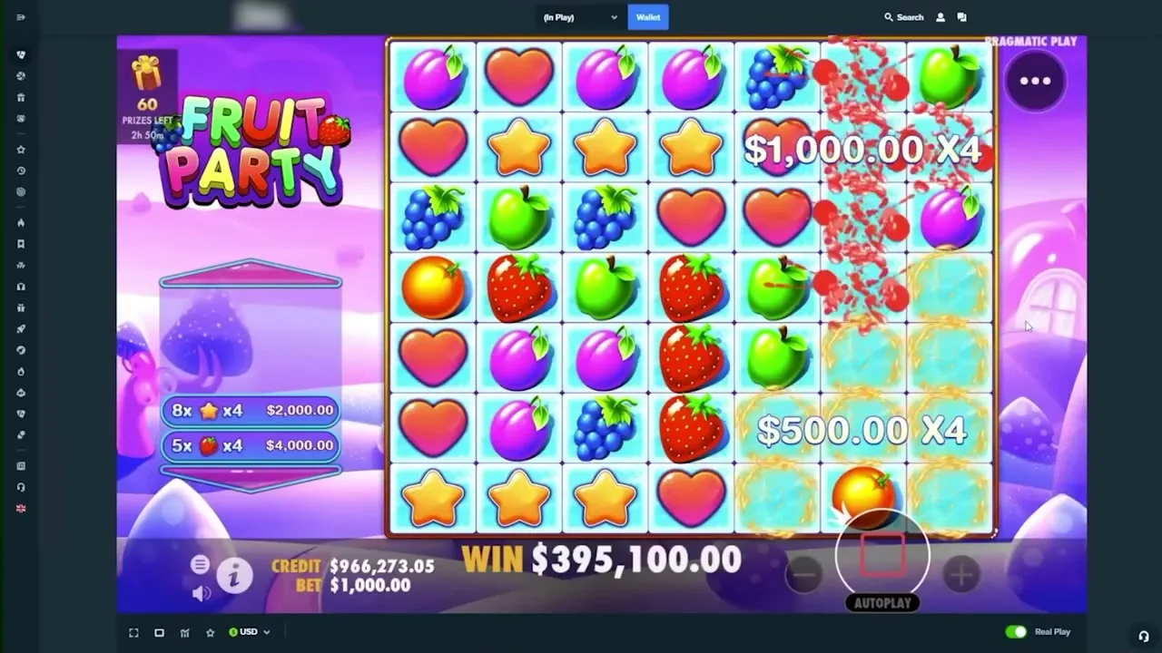Fruit Party, tragaperras en casino con licencia