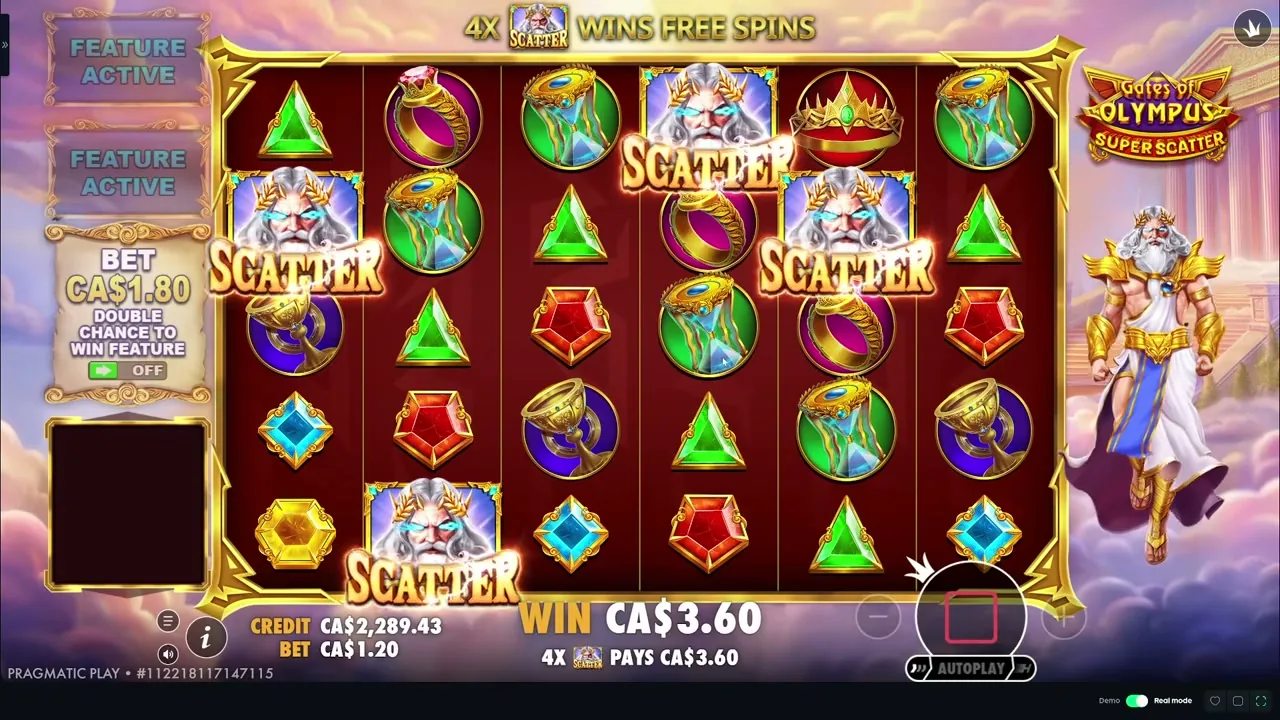 Gates of Olympus, tragaperras en casino con licencia