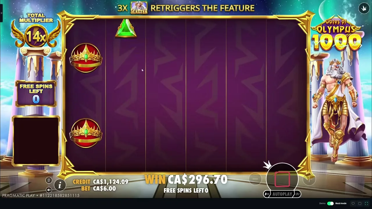Gates of Olympus, tragaperras en casino con licencia