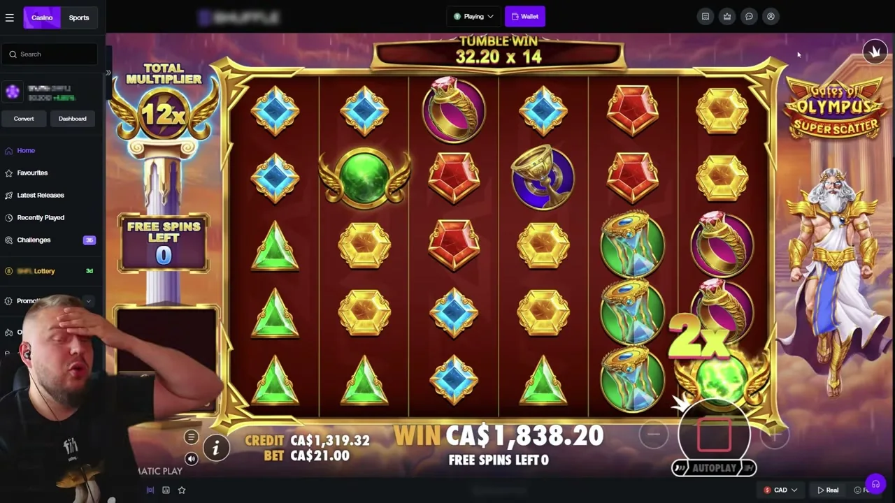 Gates of Olympus 1000, tragaperras en casino con licencia
