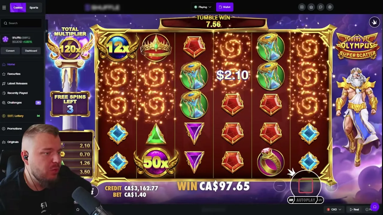 Gates of Olympus 1000, tragaperras en casino con licencia