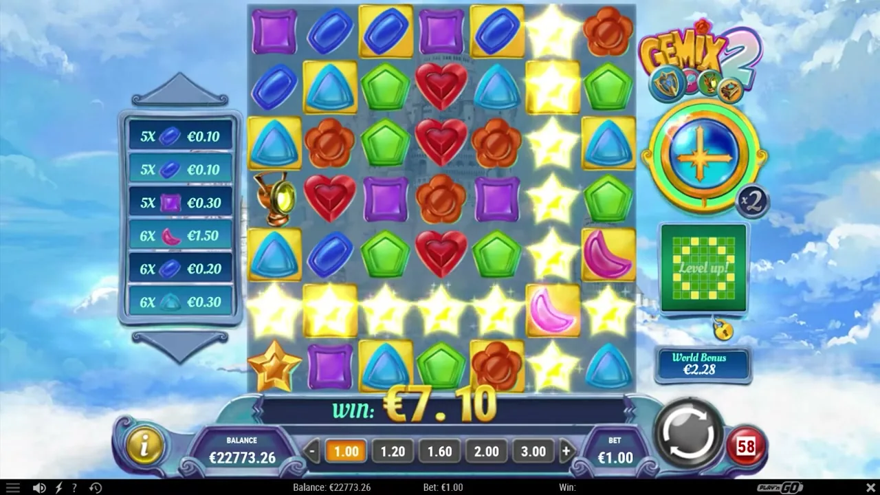 Gemix, tragaperras en casino con licencia
