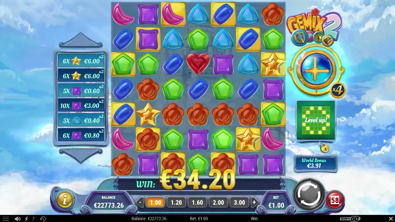 Gemix, tragaperras en casino con licencia