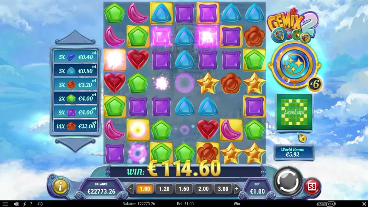 Gemix, tragaperras en casino con licencia