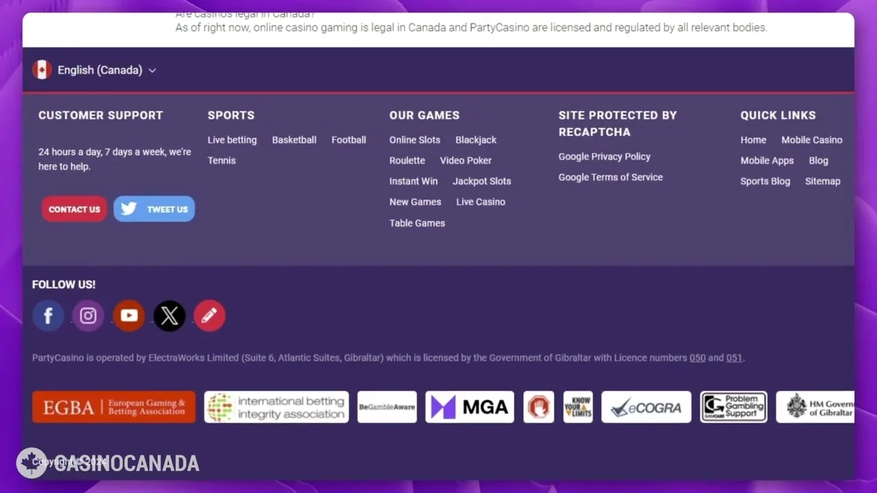 PartyCasino: casinos online en España