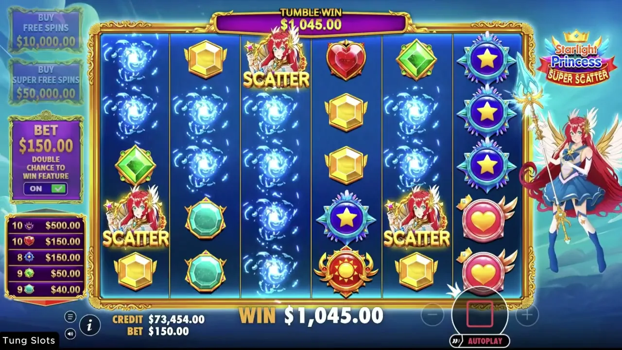 Starlight Princess, tragaperras en casino con licencia