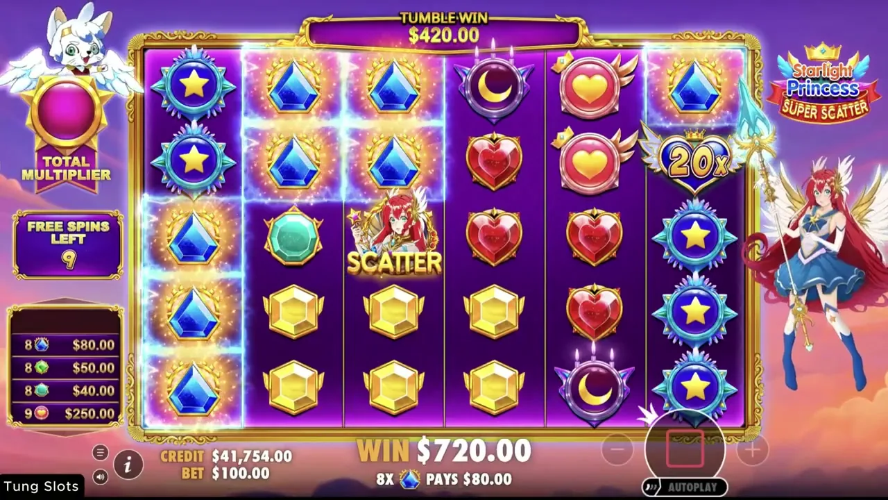 Starlight Princess, tragaperras en casino con licencia