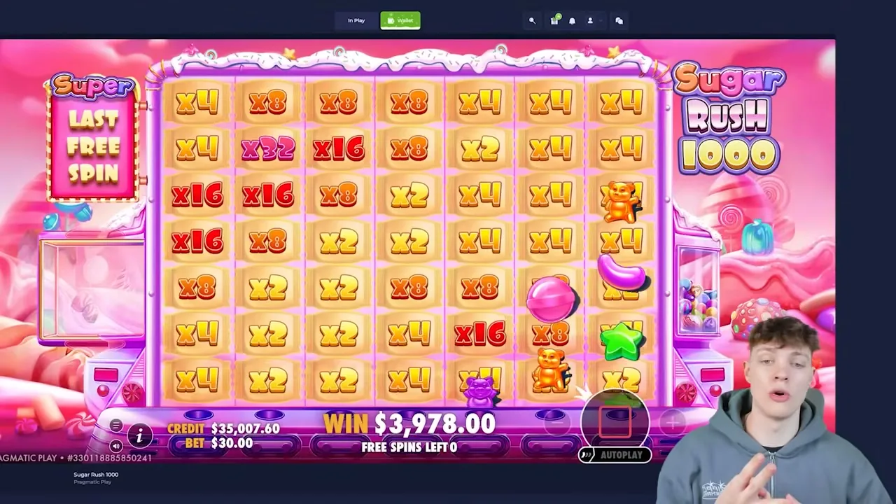 Sugar Rush, tragaperras en casino con licencia