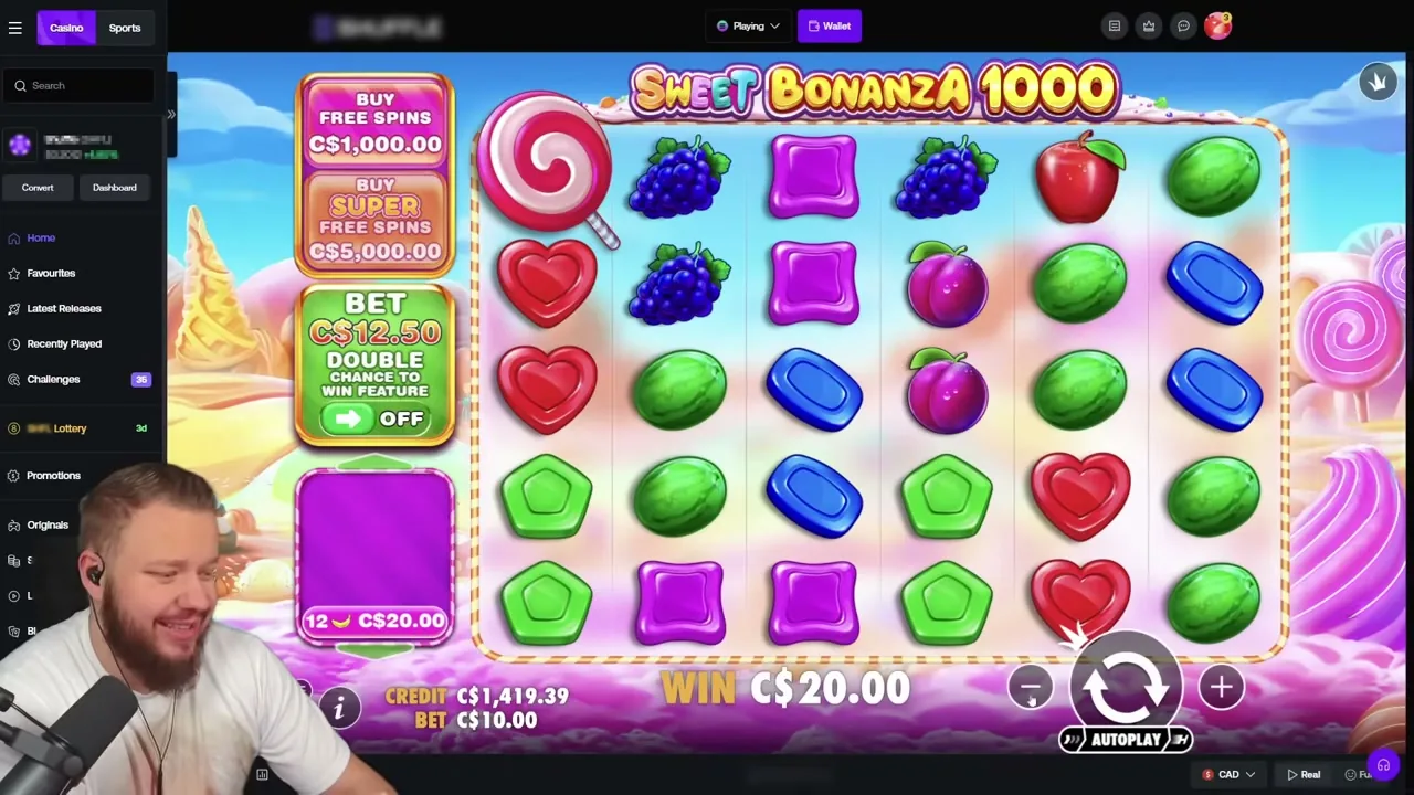 Sweet Bonanza 1000, tragaperras en casino con licencia