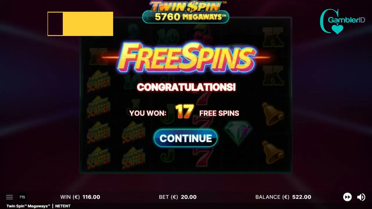 Twin Spin, tragaperras en casino con licencia