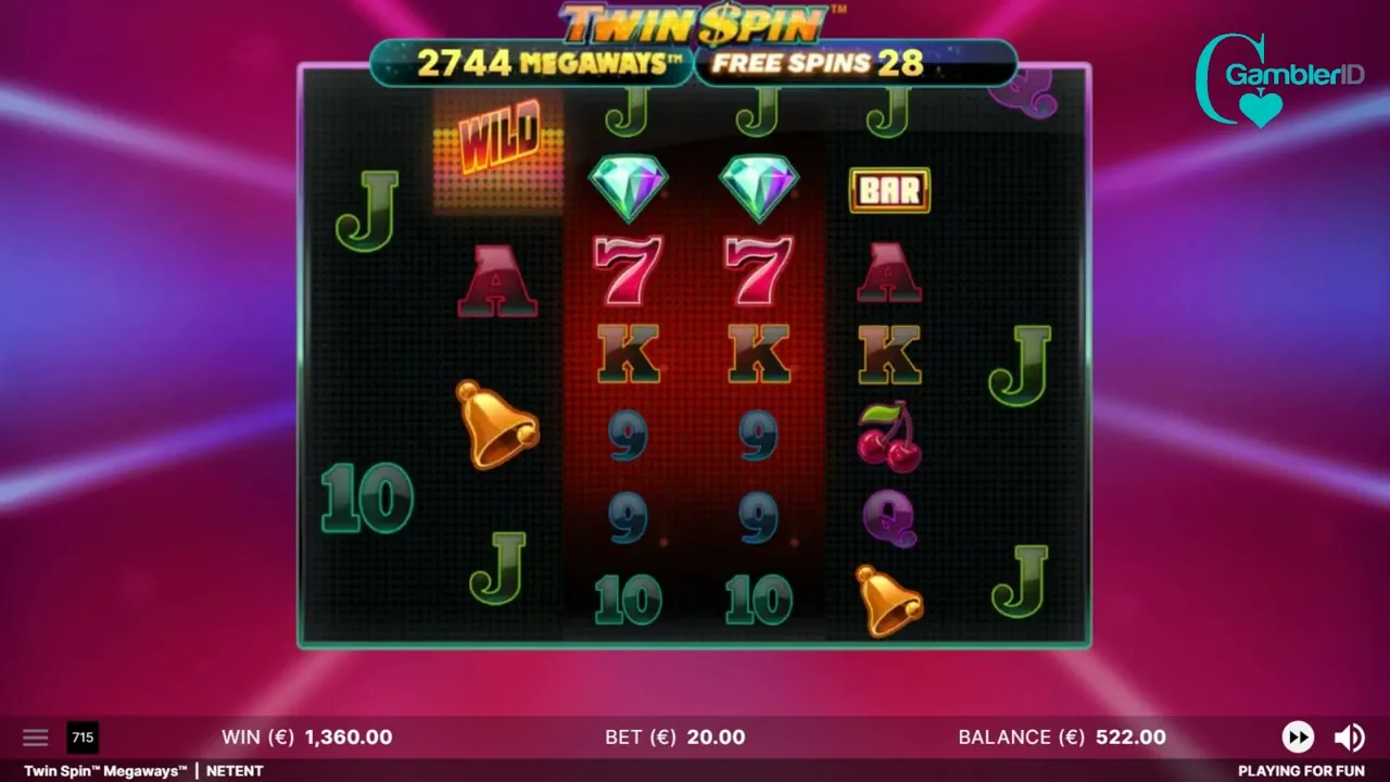 Twin Spin, tragaperras en casino con licencia