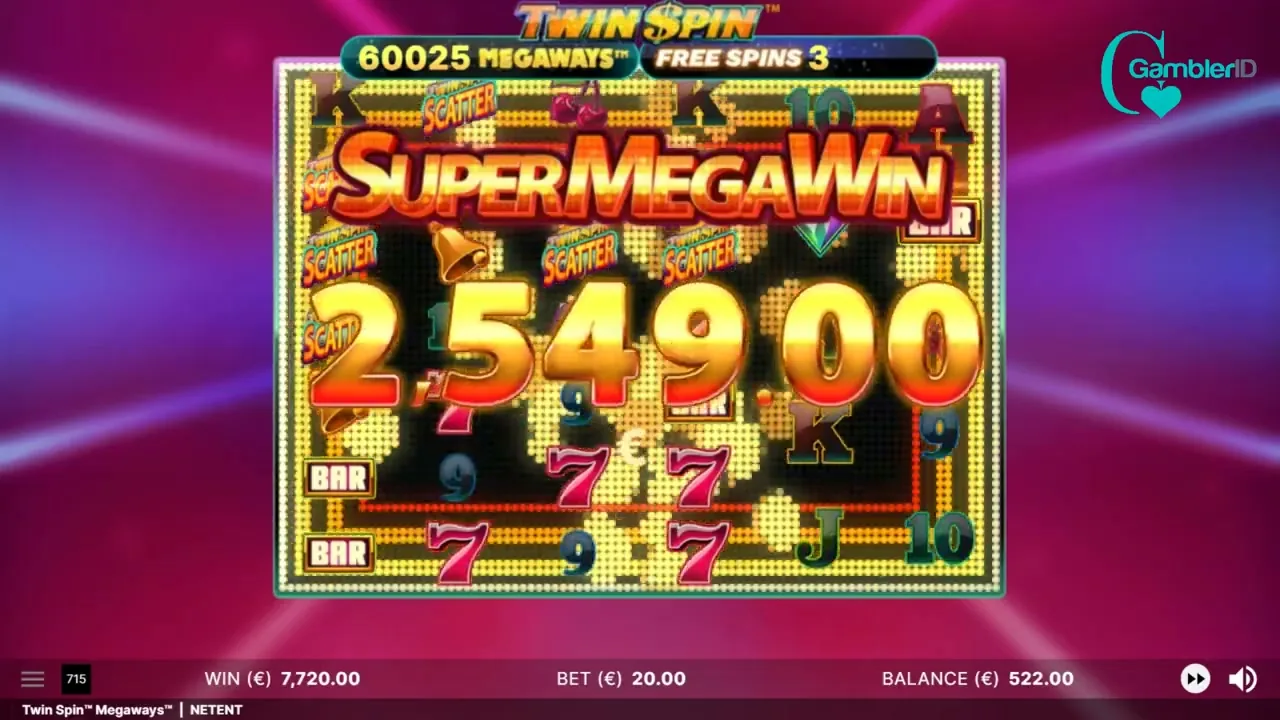 Twin Spin, tragaperras en casino con licencia