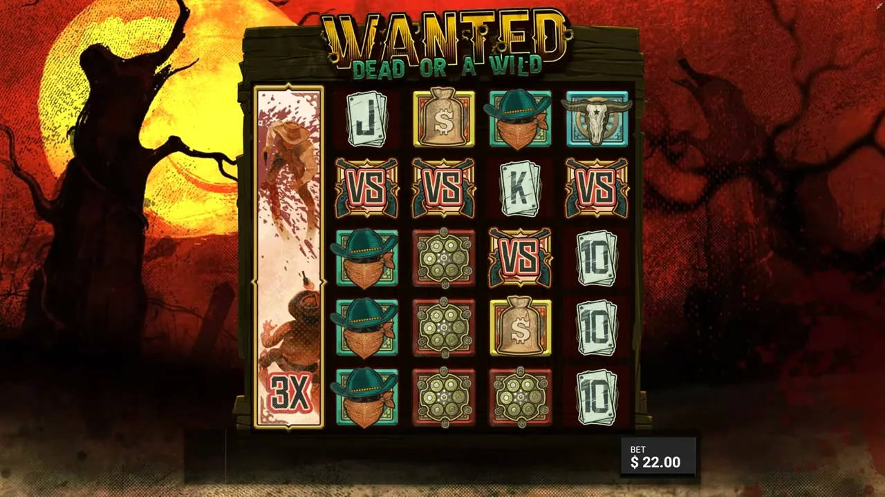 Wanted Dead or a Wild, tragaperras en casino con licencia