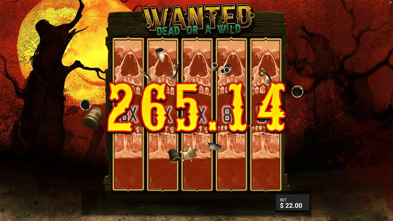 Wanted Dead or a Wild, tragaperras en casino con licencia
